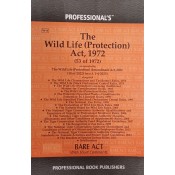 Professional's The Wild Life (Protection) Act, 1972 Bare Act 2024